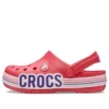Zoccoli con striscia del logo Crocband “Rosso Bianco”