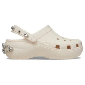 Zoccoli con zeppa Classic Tiara “Beige”