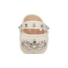 Zoccoli con zeppa Classic Tiara “Beige”