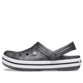 Zoccoli Crocband Clog “Grey Black”