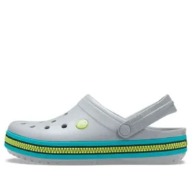 Zoccoli Crocband con chiusura a cerniera “Grey Aqua”