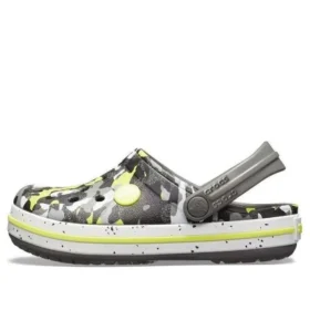 Zoccoli Crocband con stampa mimetica “Grey Black Yellow”