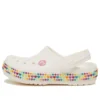 Zoccoli Crocband Gem Band “White Multi”