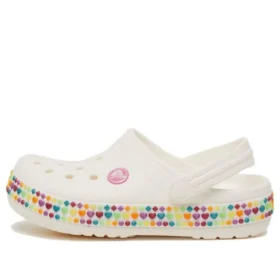 Zoccoli Crocband Gem Band “White Multi”