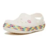 Zoccoli Crocband Gem Band “White Multi”