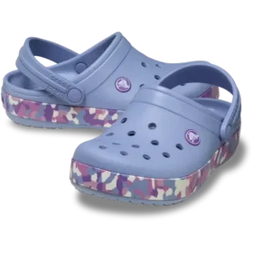 Zoccoli Crocband Glow Confetti Band per bambini