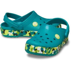 Zoccoli Crocband Glow Confetti Band per bambini