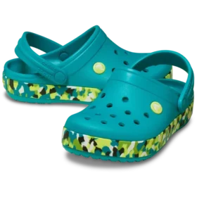 Zoccoli Crocband Glow Confetti Band per bambini