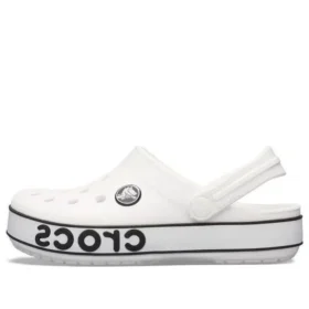Zoccoli Crocband Logo “Bianco Nero”