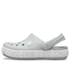 Zoccoli Crocband Logo Mania “Grigio Argento”
