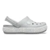 Zoccoli Crocband Logo Mania “Grigio Argento”
