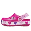Zoccoli Crocband Mickey Fun Lab Lights “Rosa Bianco”