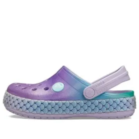 Zoccoli Crocband Rainbow Glitter Band “Purple Blue”