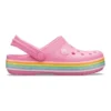Zoccoli Crocband Rainbow Glitter “Rosa”
