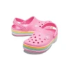 Zoccoli Crocband Rainbow Glitter “Rosa”