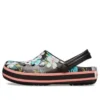 Zoccoli Crocband Seasonal Graphic “Black White Pink”