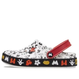 Zoccoli Crocs x Mickey Off Court “Bianco Nero Rosso”
