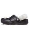 Zoccoli Disco Classic Lined Clog con Glitter “Nero Bianco”