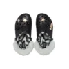 Zoccoli Disco Classic Lined Clog con Glitter “Nero Bianco”