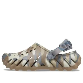Zoccoli Echo Clog Camo Redux “Verde mimetico antracite”