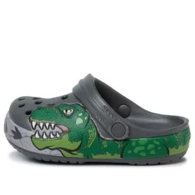 Zoccoli Fun Lab Dino Band Lights “Grigio-Verde”