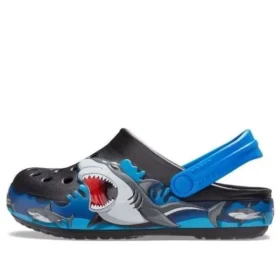 Zoccoli Fun Lab Shark Lights “Nero Grigio Blu”