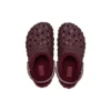 Zoccoli geometrici foderati “Dark Cherry”