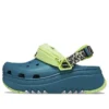 Zoccoli Hiker Xscape con stampa animalier “Verde turchese”
