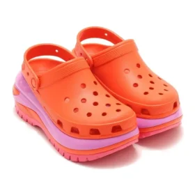 Zoccoli Mega Crush Clog “Arancione-Rosa”