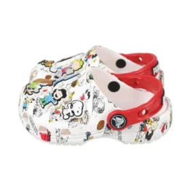 Zoccoli Peanuts Classic Clog “White Red”