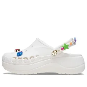 Zoccoli Platform Clog Baya Midsummer “White Pink”