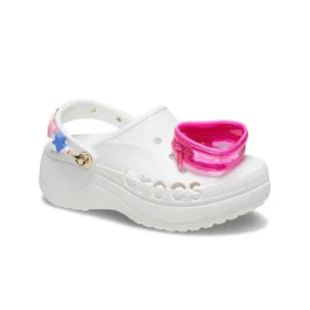 Zoccoli Platform Clog Baya Midsummer “White Pink”