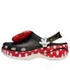Zoccoli Platform Clog Crocs x Minnie Mouse Classic “Nero Rosso Bianco”