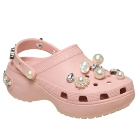 Zoccoli Platform Clog Crocs x Simone Rocha “Pink Rose”