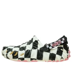 Zoccoli Pollex Crocs x Nina Chanel Abney “White Black”