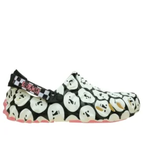 Zoccoli Pollex Crocs x Nina Chanel Abney “White Black”