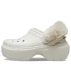 Zoccoli Stomp foderati “White”