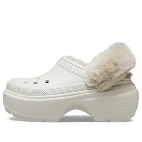 Zoccoli Stomp foderati “White”