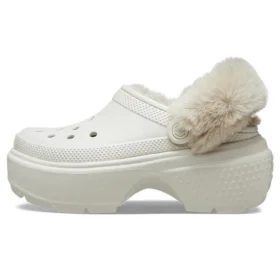 Zoccoli Stomp foderati “White”