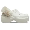Zoccoli Stomp foderati “White”