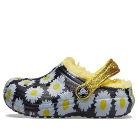 Zoccoli Vacay Vibes foderati “Black Daisy”