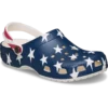 Zoccolo classico con bandiera americana Zoccolo classico con bandiera americana