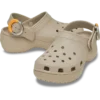 Zoccolo classico con plateau e fibbia placcata Zoccolo classico con plateau e fibbia placcata