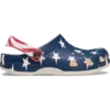Zoccolo classico per bambini con bandiera americana Zoccolo classico per bambini con bandiera americana