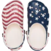 Zoccolo classico per bambini con bandiera americana Zoccolo classico per bambini con bandiera americana