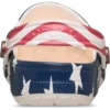 Zoccolo classico per bambini con bandiera americana Zoccolo classico per bambini con bandiera americana